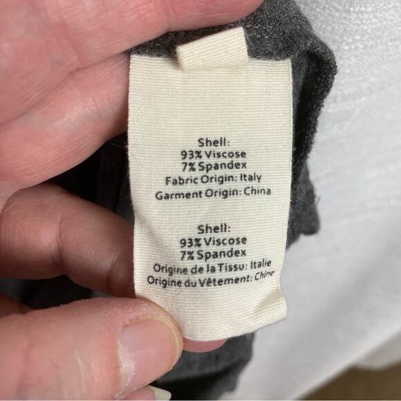 L’Agence Gray Ivy Tie Front Mini Dress Sz.S - Picture 14 of 15